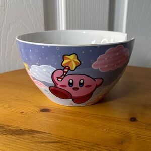 Kirby Themed Bowl with Star Design
